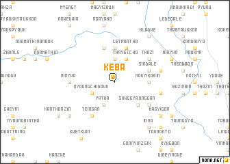 map of Keba