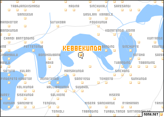 map of Kebbe Kunda