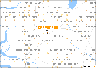 map of Kébé Ansou