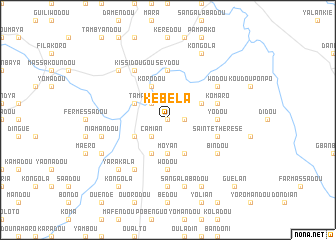 map of Kébéla