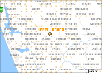 map of Kebellagoda