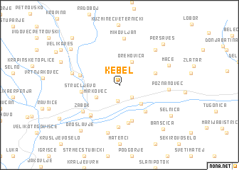 map of Kebel