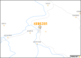 map of Kebezen\