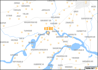 map of Kebe