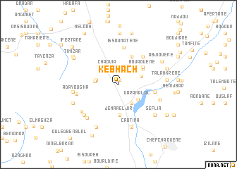 map of Kebhach