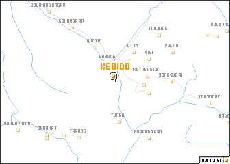 map of Kebido