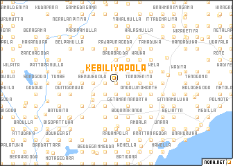 map of Kebiliyapola