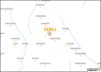 map of Kebili