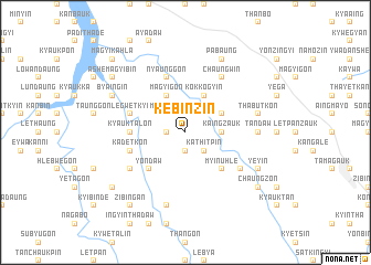 map of Kebinzin