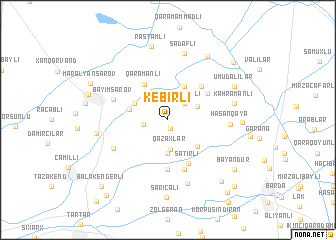 map of Kebirli