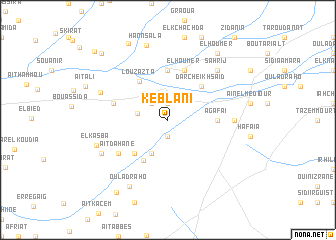 map of Keblani