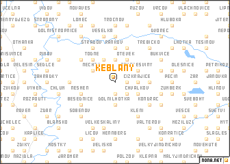 map of Keblany