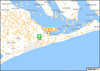 map of Kébolo