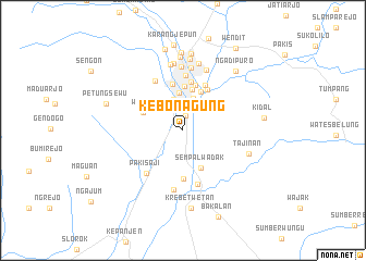 map of Kebonagung