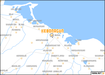 map of Kebonagun