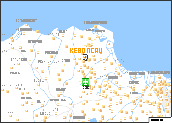 map of Keboncau