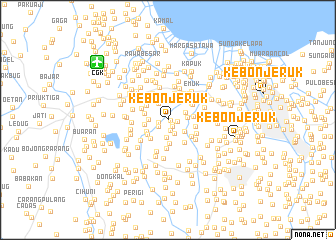 map of Kebon Jeruk