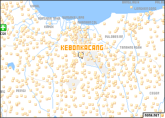 map of Kebonkacang