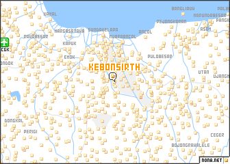 map of Kebonsirth