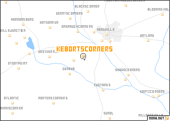 map of Keborts Corners