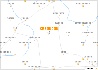 map of Kébougou