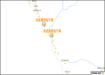 map of Kébouya