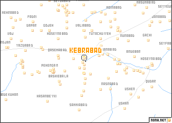 map of Kebrābād