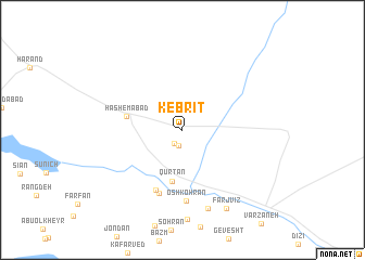 map of Kebrīt