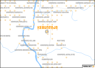 map of Kebun Raja