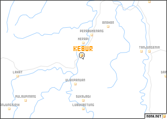 map of Kebur