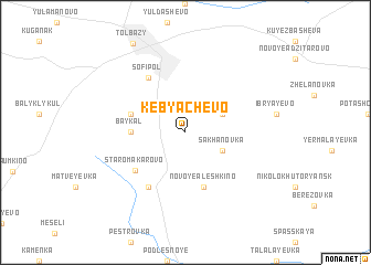 map of Kebyachevo