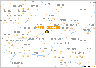 map of Keçǝlǝkǝran