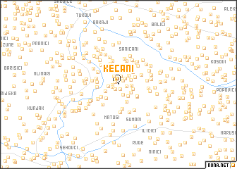 map of Kečani