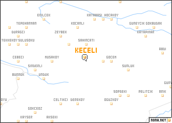 map of Keçeli