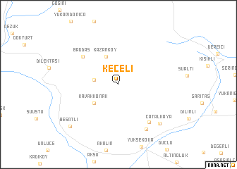 map of Keçeli