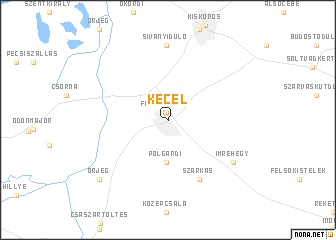 map of Kecel