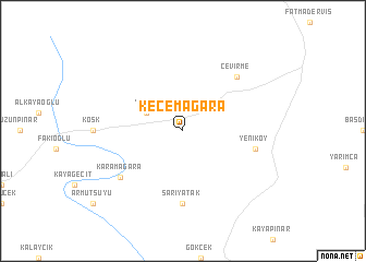 map of Keçemağara