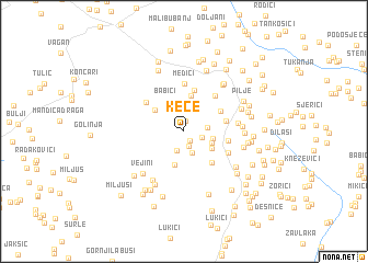 map of Keče