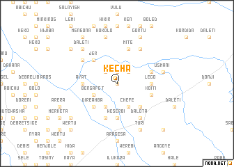 map of Kʼecha