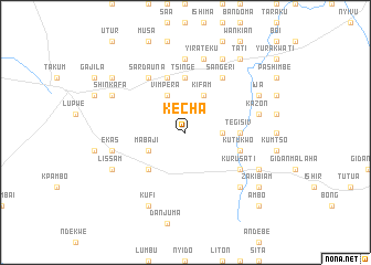 map of Kecha
