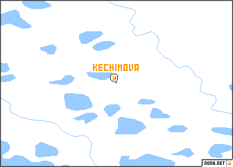 map of Kechimova