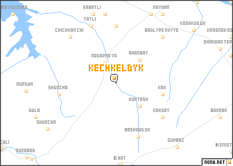 map of Kechkelʼdyk