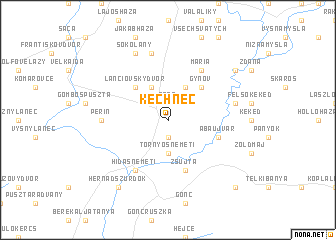 map of Kechnec