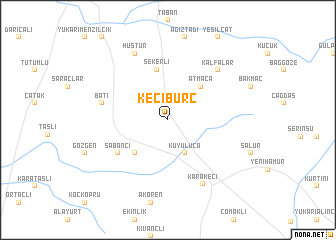 map of Keçiburç