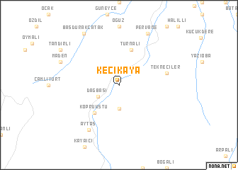 map of Keçikaya