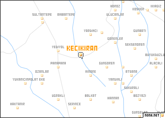 map of Keçikıran