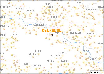 map of Kečkovac