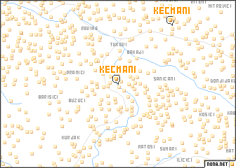 map of Kecmani