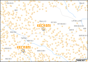 map of Kecmani