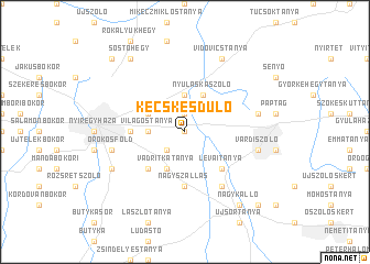 map of Kecskésdůlő